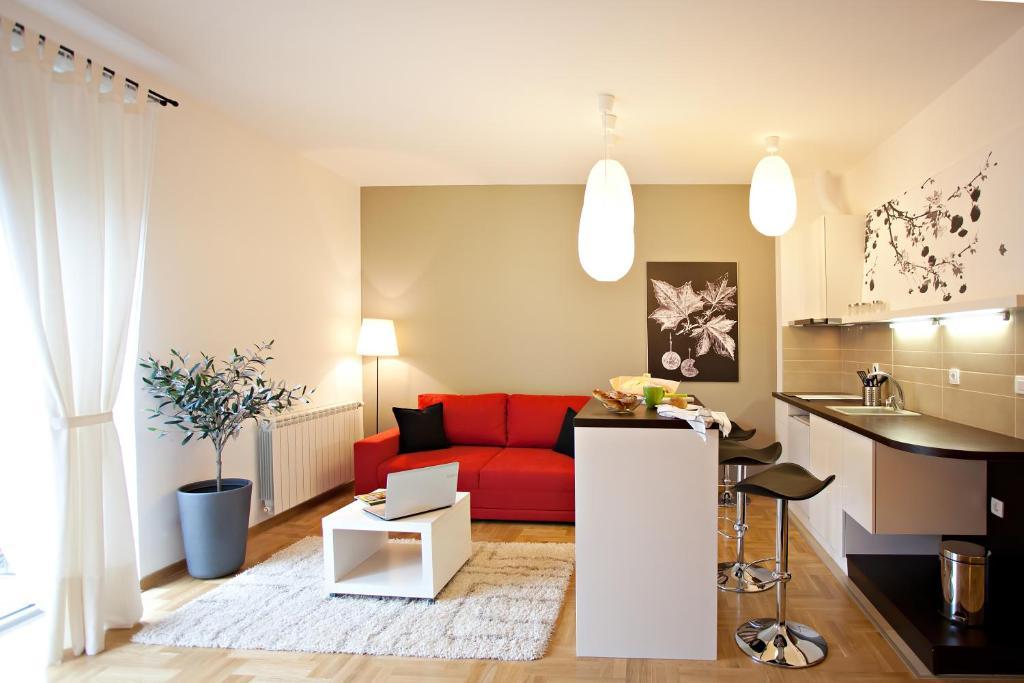 Boutique Apartments 360º Belgrad Rum bild