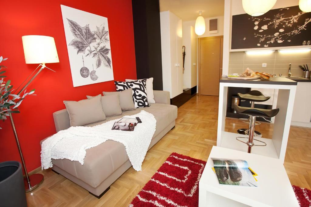 Boutique Apartments 360º Belgrad Rum bild