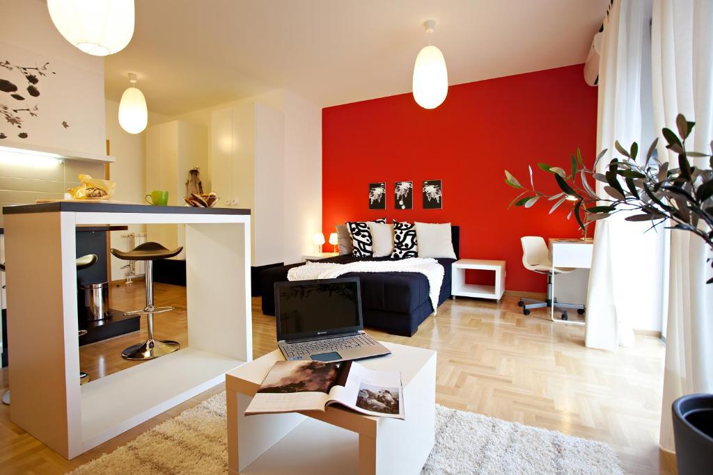 Boutique Apartments 360º Belgrad Rum bild